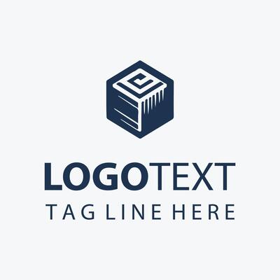 Boxed Cube Logo
