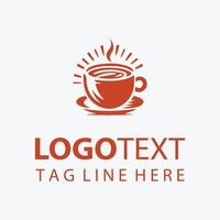 Bean Bloom coffe logo vector