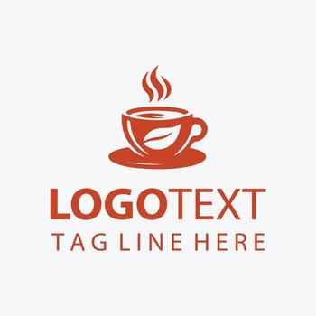 Java fluir café logo vector