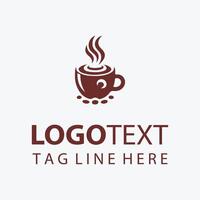 Bold Balanced coffe logo vector