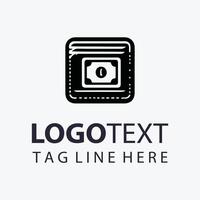 Pocket Smart Wallet Money Logo vector