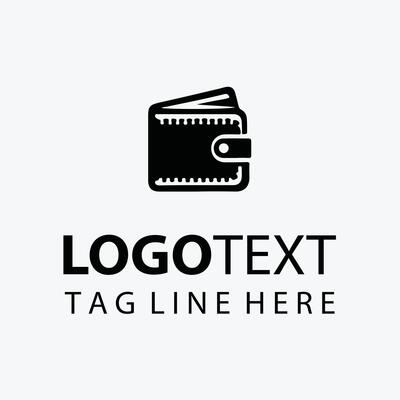 Thin Secure Wallet Money Logo