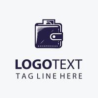 Simple and stylish Wallet Money Logo vector