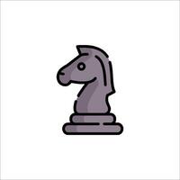 A chess piece icon on a white background vector