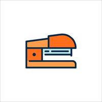 A stapler icon on a white background vector