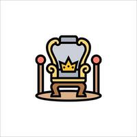 King of the castle icon illustration vector