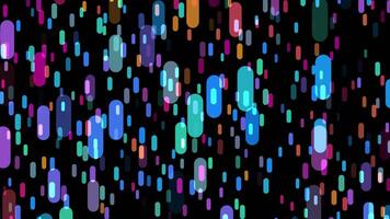 A colorful background with many different colored lights video