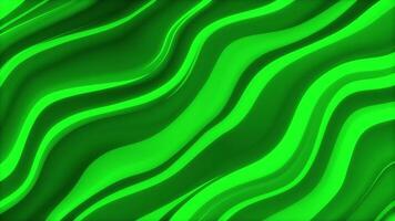 Green waves background animation video