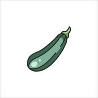 A cucumber icon on a white background vector