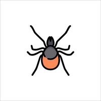 Tick icon isolated on white background vector