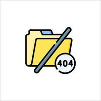 A file folder with a pencil and a 4044 sign vector
