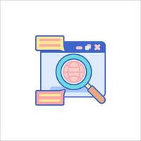 Search engine optimization icon vector