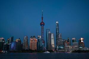 Oriental Pearl Tower in Shanghai, China, July 28, 2024 photo