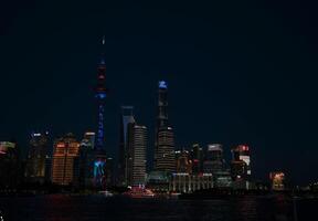 Landmark in Shanghai, China, Oriental Pearl Tower, July 28, 2024 photo
