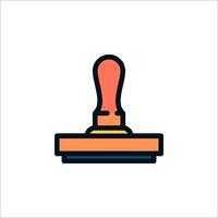 A stamp on a white background vector