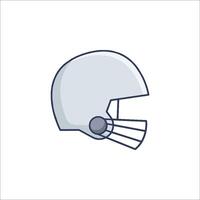 A football helmet icon on a white background vector