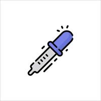 A syringe icon on a white background vector