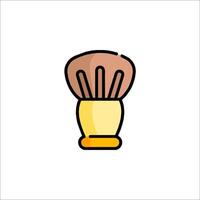 A brush in a cup icon on a white background vector