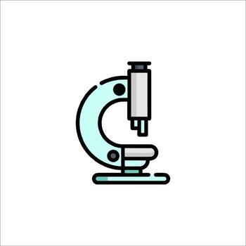 Microscope icon illustration vector
