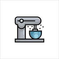 A mixer icon on a white background vector