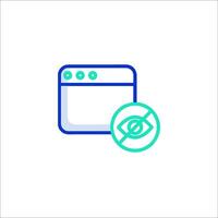 A web page with a green circle and a sign that says no vector