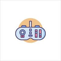 A game controller icon on a white background vector