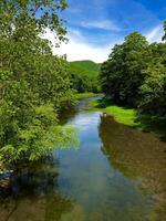 bicycle, touring, camping, bike path, river, tunnel, bridge, tent photo