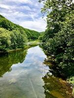 bicycle, touring, camping, bike path, river, tunnel, bridge, tent photo