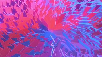 Abstract Geometric Background With Transformations video
