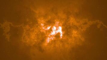 Explosion in the Atmosphere of Sparkling Rotating Cosmic Particles video