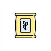A plant in a jar icon vector