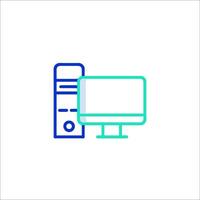 Computer icon illustration vector