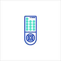 A remote control icon on a white background vector