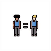Two people are standing next to each other, one is wearing a hat and the other is wearing vector