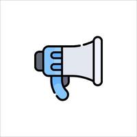 A megaphone icon on a white background vector