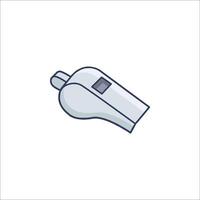 A whistle icon on a white background vector