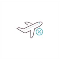 A plane is flying over a cross vector