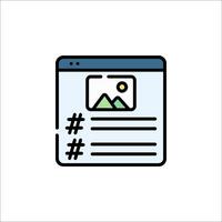 A web page with a picture of a mountain and a mountain vector