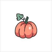 Pumpkin icon illustration vector