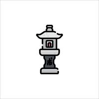 A chinese lantern icon on a white background vector