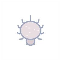 A spider icon on a white background vector