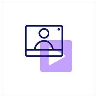 chat icon on white background vector