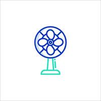 A fan icon on a white background vector