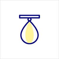 A drop of water icon on a white background vector