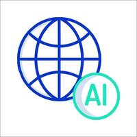 Ai logo with ai and ai logo vector
