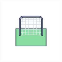 A hockey net icon on a white background vector