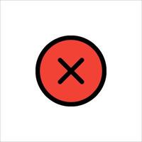 A red cross on a white background vector