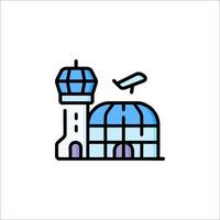 Airport icon illustration vector
