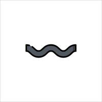 A wavy line icon on a white background vector