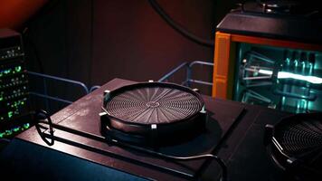 Exploring a futuristic laboratory with advanced equipment and technology video